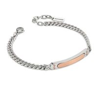 Armband Boccadamo Herr in Stahl ABR805RS